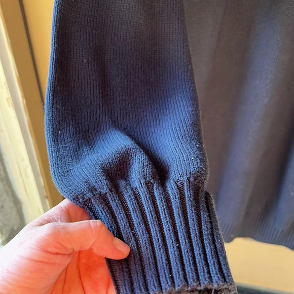 Free Assembly Fairisle Swetaer Dress. Navy/Cream. XXL - Picture 6 of 9